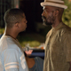 Ntare Guma Mbaho Mwine (right) and Jason Mitchell. Photo: Matt Dinerstein/SHOWTIME